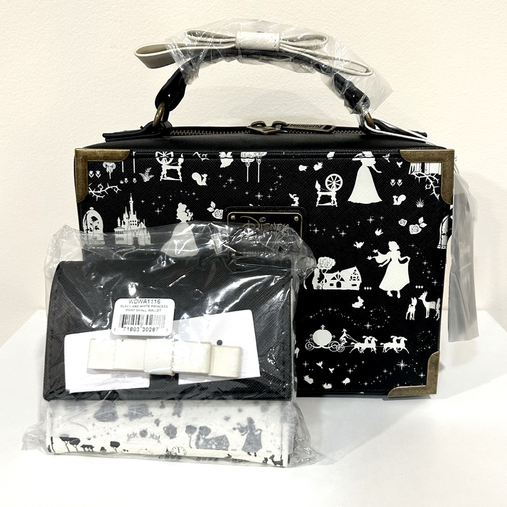 Loungefly Disney Princess Box Crossbody Bag & Wallet